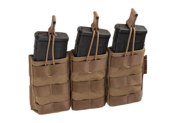 Clawgear 5.56mm Open Triple Mag Pouch Core Coyote Clawgear 5.56mm Open Triple Mag Pouch Core Coyote