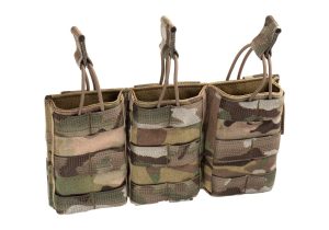 Clawgear 5.56mm Open Triple Mag Pouch Core Multicam