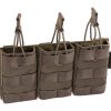 Clawgear 5.56mm Open Triple Mag Pouch Core RAL7013