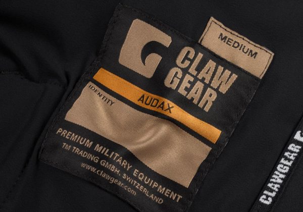 Clawgear Audax Softshell Jacket Black 2XL Clawgear Audax Softshell Jacket Black 2XL
