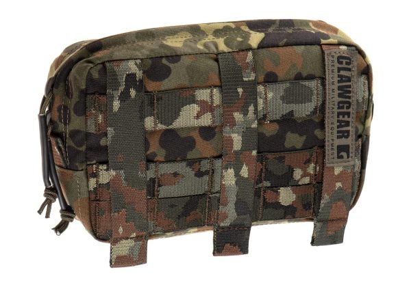Clawgear Medium Horizontal Utility Pouch Core Flecktarn