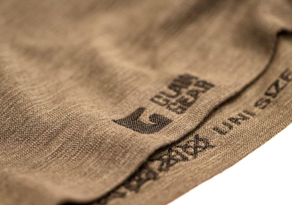 Clawgear Merino Seamless Neck Gaiter Long Stonegrey Olive One Size