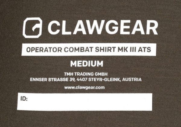 Clawgear Operator Combat Shirt MK III ATS Flex Stonegrey Olive S