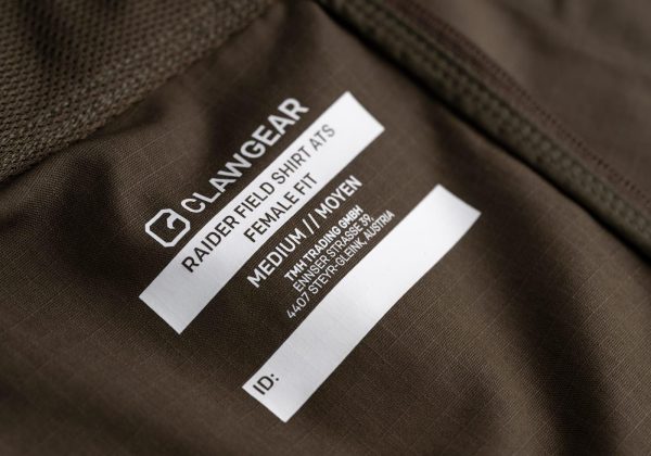 Clawgear Raider Field Shirt ATS Female Fit Stonegrey Olive L