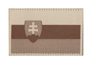 Clawgear Slovakia Flag Patch Desert