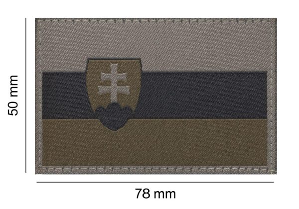 Clawgear Slovakia Flag Patch RAL7013