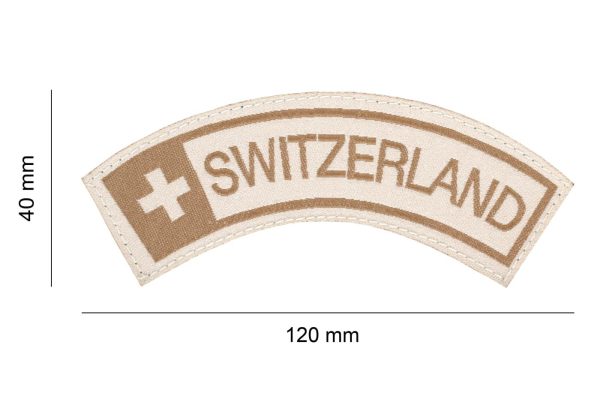 Clawgear Switzerland Tab Patch Desert Clawgear Switzerland Tab Patch Desert