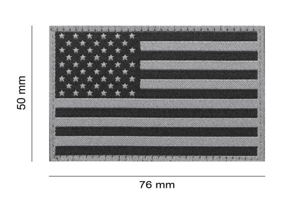 Clawgear USA Flag Patch Black