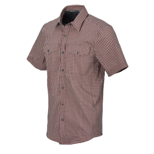 Covert Concealed Carry Short Sleeve Shirt - Dirt Red Checkered Covert Concealed Carry Short Sleeve Shirt - Dirt Red Checkered