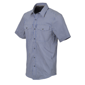 Covert Concealed Carry Short Sleeve Shirt - Royal Blue Checkered Covert Concealed Carry Short Sleeve Shirt - Royal Blue Checkered