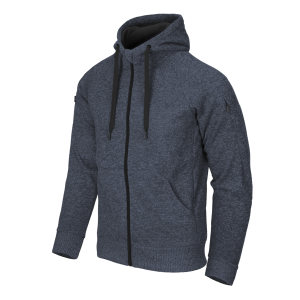 Covert Tactical Hoodie (FullZip)® - Melange Blue Covert Tactical Hoodie (FullZip)® - Melange Blue
