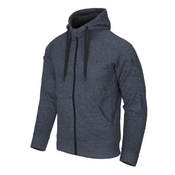 Covert Tactical Hoodie (FullZip)® - Melange Blue Covert Tactical Hoodie (FullZip)® - Melange Blue