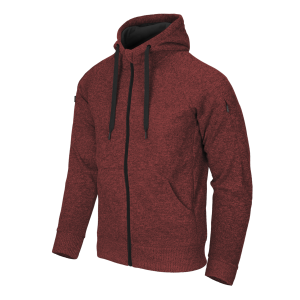 Covert Tactical Hoodie (FullZip)® - Melange Red Covert Tactical Hoodie (FullZip)® - Melange Red