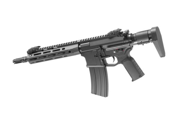 Cyma CM097E M4 Platinum Full Metal PDW Stock Version Black