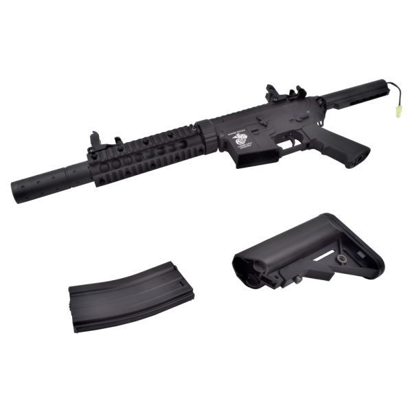 D|BOYS M4 ELECTRIC RIFLE 7" METAL BODY BLACK (3881M) D|BOYS FUCILE ELETTRICO M4 7" METAL BODY NERO (3881M)