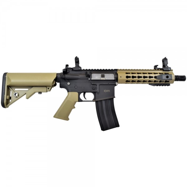 D|BOYS ELECTRIC RIFLE M4 KMR 8 BLACK/TAN (1281BT) D|BOYS FUCILE ELETTRICO M4 KMR 8 NERO/TAN (1281BT)
