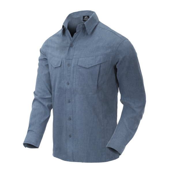 DEFENDER Mk2 Gentleman Shirt® - Melange Blue DEFENDER Mk2 Gentleman Shirt® - Melange Blue