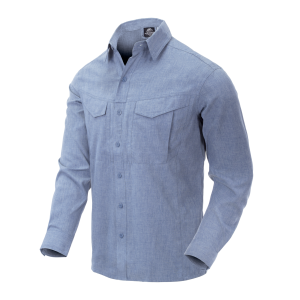DEFENDER Mk2 Gentleman Shirt® - Melange Light Blue DEFENDER Mk2 Gentleman Shirt® - Melange Light Blue