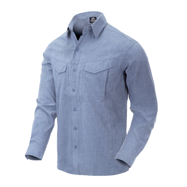 DEFENDER Mk2 Gentleman Shirt® - Melange Light Blue DEFENDER Mk2 Gentleman Shirt® - Melange Light Blue