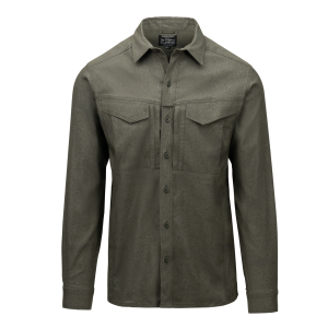 Defender Mk2 Pilgrim Shirt - Moss Green Denim Defender Mk2 Pilgrim Shirt - Moss Green Denim