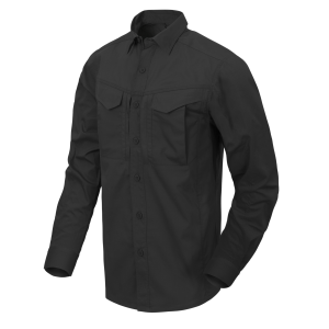 DEFENDER Mk2 Shirt long sleeve® - PolyCotton Ripstop - Black DEFENDER Mk2 Shirt long sleeve® - PolyCotton Ripstop - Black