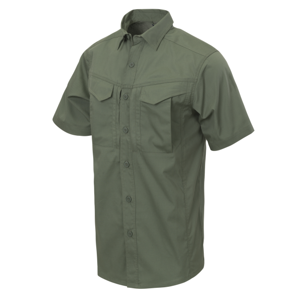 DEFENDER Mk2 Shirt short sleeve® - PolyCotton Ripstop - Olive Green DEFENDER Mk2 Shirt short sleeve® - PolyCotton Ripstop - Olive Green