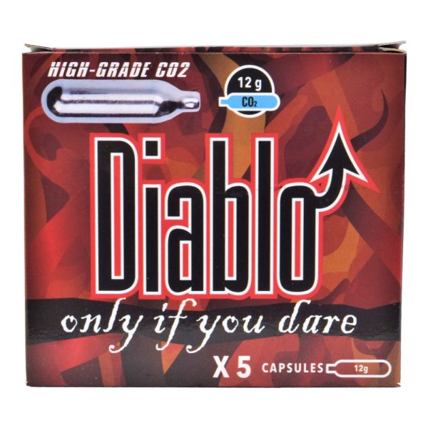 DIABLO BOMBOLETTE CO2 12g SET DA 5 PEZZI (C5DIABLO) DIABLO BOMBOLETTE CO2 12g SET DA 5 PEZZI (C5DIABLO)