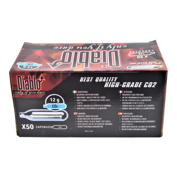 DIABLO BOMBOLETTE CO2 12g SET DA 50 PEZZI (C50DIABLO)