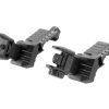 DLG Tactical Offset Iron Sight Set High Profile Black