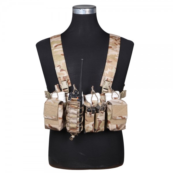 EMERSON GEAR D3CR TACTICAL CHEST RIG MULTICAM ARID (EM7442MCAD) EMERSON GEAR D3CR TACTICAL CHEST RIG MULTICAM ARID (EM7442MCAD)