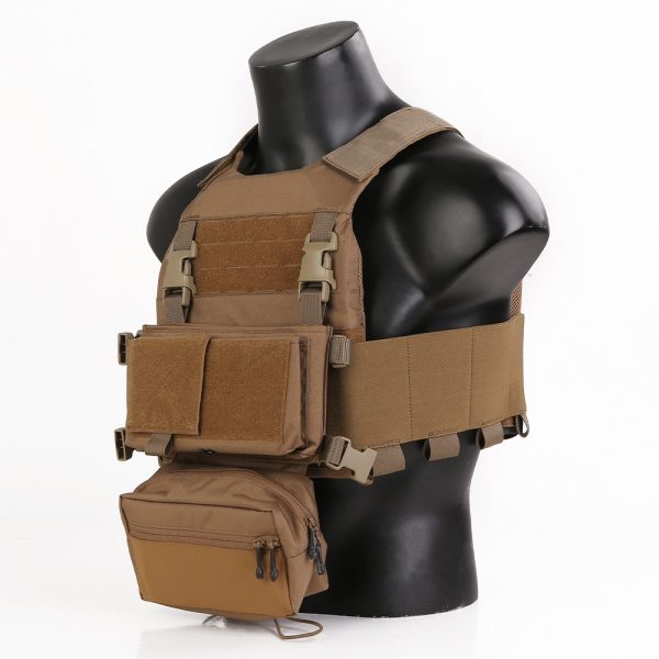 EMERSONGEAR COMBAT TACTICAL VEST CON CHEST RIG COYOTE BROWN (EM7407CB) EMERSONGEAR COMBAT TACTICAL VEST CON CHEST RIG COYOTE BROWN (EM7407CB)