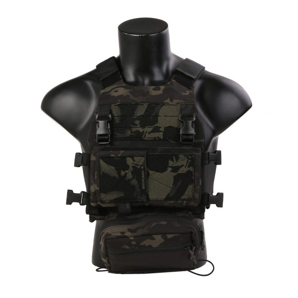 EMERSONGEAR COMBAT TACTICAL VEST CON CHEST RIG MULTICAM BLACK(EM7407MCBK) EMERSONGEAR COMBAT TACTICAL VEST CON CHEST RIG MULTICAM BLACK(EM7407MCBK)