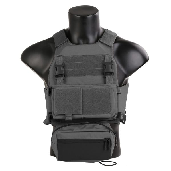 EMERSONGEAR COMBAT TACTICAL VEST CON CHEST RIG WOLF GRAY (EM7407WG) EMERSONGEAR COMBAT TACTICAL VEST CON CHEST RIG WOLF GRAY (EM7407WG)