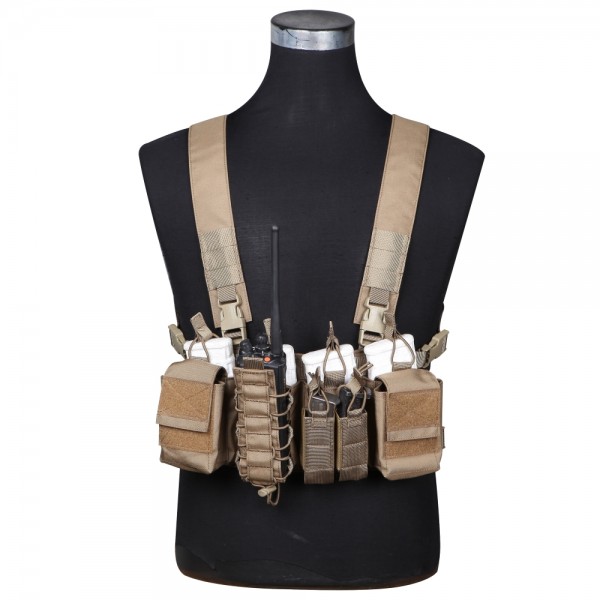EMERSONGEAR D3CR TACTICAL CHEST RIG COYOTE BROWN (EM7442CB) EMERSONGEAR D3CR TACTICAL CHEST RIG COYOTE BROWN (EM7442CB)