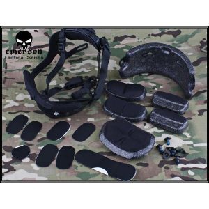 EMERSONGEAR KIT IMBOTTITURA INTERNO PER ELMETTO NERO (EM5671) EMERSONGEAR KIT IMBOTTITURA INTERNO PER ELMETTO NERO (EM5671)