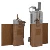 EMERSONGEAR SET 2 TASCHE PORTA RADIO/CARICATORE COYOTE BROWN (EM8333CB)