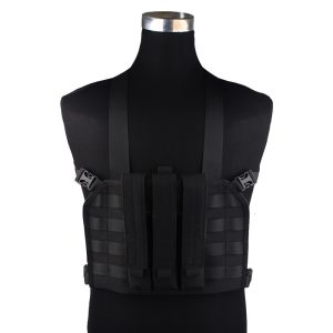 EMERSONGEAR TACTICAL CHEST RIG CON PORTA CARICATORI MP7 NERO (EM7445) EMERSONGEAR TACTICAL CHEST RIG CON PORTA CARICATORI MP7 NERO (EM7445)