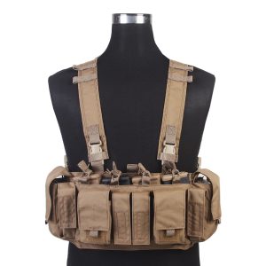 EMERSONGEAR TACTICAL CHEST RIG COYOTE BROWN (EM7329CB) EMERSONGEAR TACTICAL CHEST RIG COYOTE BROWN (EM7329CB)