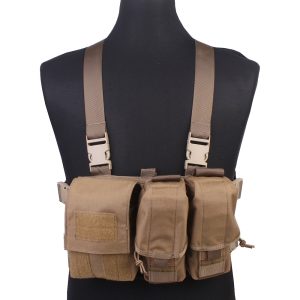 EMERSONGEAR TACTICAL CHEST RIG COYOTE BROWN (EM7441CB) EMERSONGEAR TACTICAL CHEST RIG COYOTE BROWN (EM7441CB)