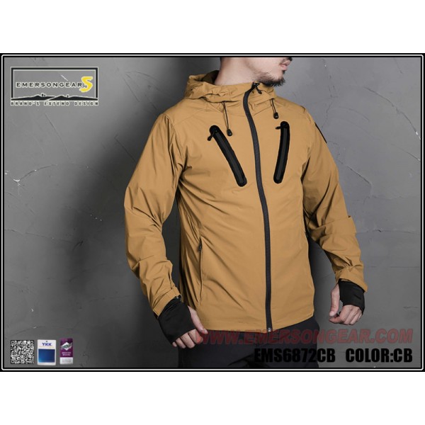 EMERSONGEARS GIACCA HATTORI SKIN WINDBREAKER COYOTE BROWN TAGLIA S (EMS6872CB-S) EMERSONGEARS GIACCA HATTORI SKIN WINDBREAKER COYOTE BROWN TAGLIA S (EMS6872CB-S)