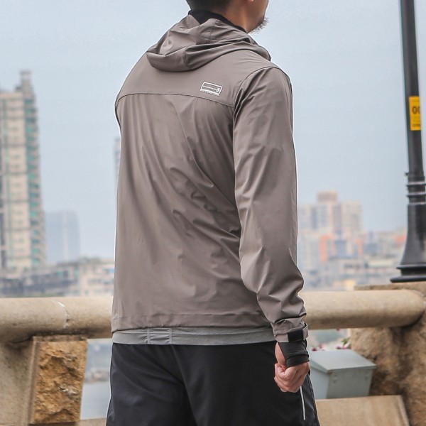 EMERSONGEARS GIACCA HATTORI SKIN WINDBREAKER GRIGIO TAGLIA M (EMS6872G-M)