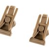 FMA Goggle Swivel Clips 19mm Dark Earth
