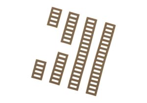 FMA Soft Rail Cover Kit Dark Earth