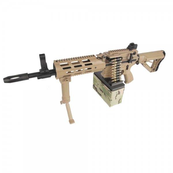 G&G FUCILE ELETTRICO CM16 LMG DESERT TAN (GG-CM16LMGT) G&G FUCILE ELETTRICO CM16 LMG DESERT TAN (GG-CM16LMGT)