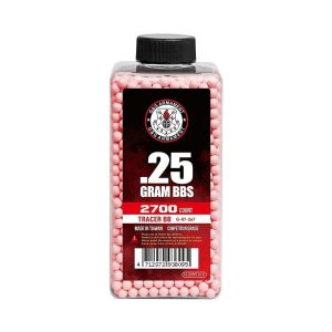 G&G PALLINI TRACCIANTI 0.25G BOTTIGLIA 2700 BB ROSSI (G07267)
