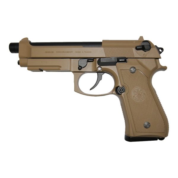 G&G PISTOLA A GAS GPM92 GP2 DESERT TAN (GG-M92-GP2T)
