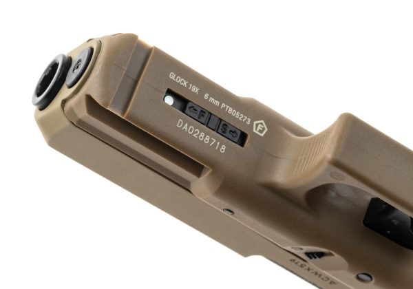 Glock 19X Metal Version Co2 Tan