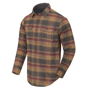 GreyMan Shirt - Amber Plaid