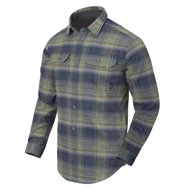 GreyMan Shirt - Blast Blue Plaid