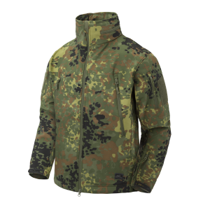 GUNFIGHTER Jacket - Shark Skin Windblocker - Flecktarn GUNFIGHTER Jacket - Shark Skin Windblocker - Flecktarn
